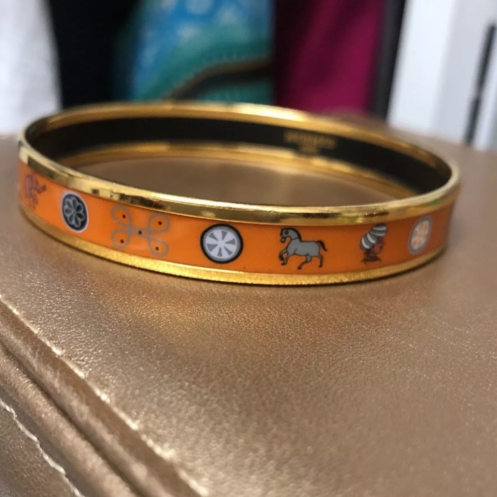 Hermès enamel bracelet